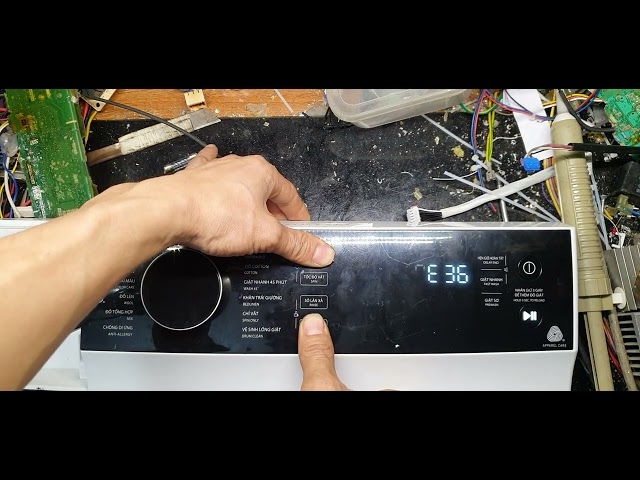 lỗi e36 máy giặt toshiba - hình 1