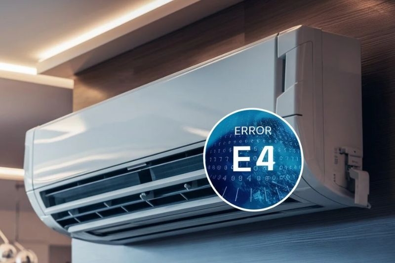 Lỗi E4 điều h&ograve;a Gree ảnh 1