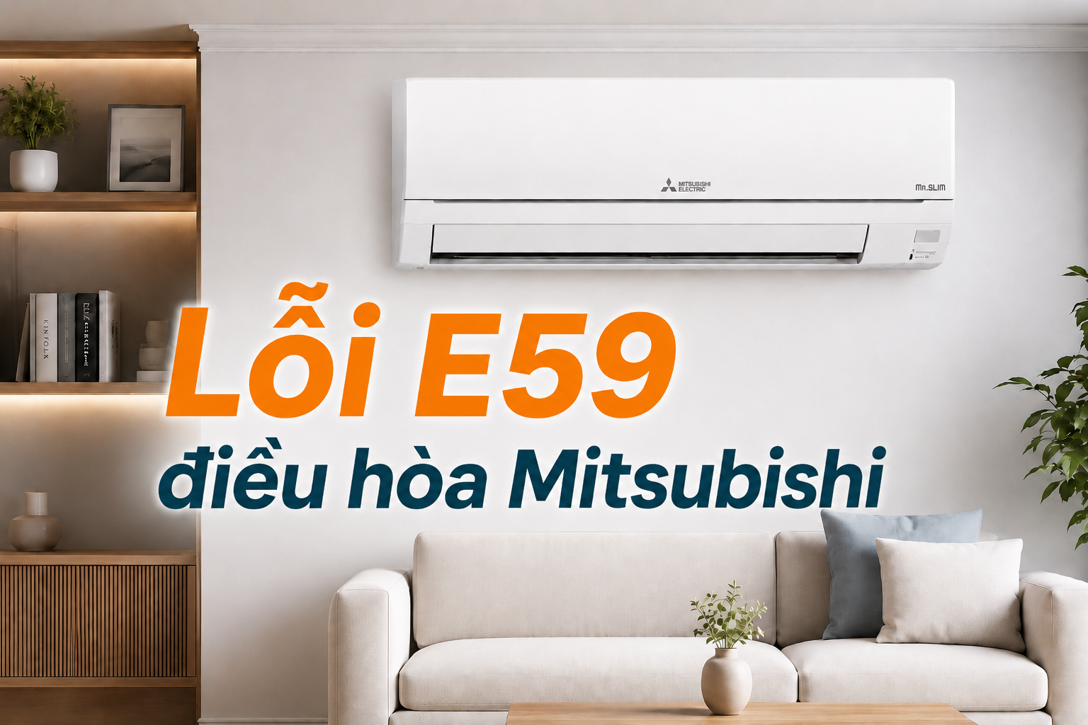 Lỗi E59 điều hòa Mitsubishi là gì? Cách nhận biết và khắc phục hiệu quả tại nhà
