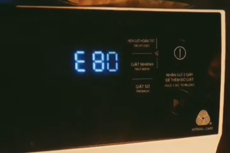 Lỗi E80 máy giặt Toshiba hình 2