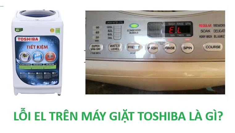 lỗi el máy giặt toshiba 1