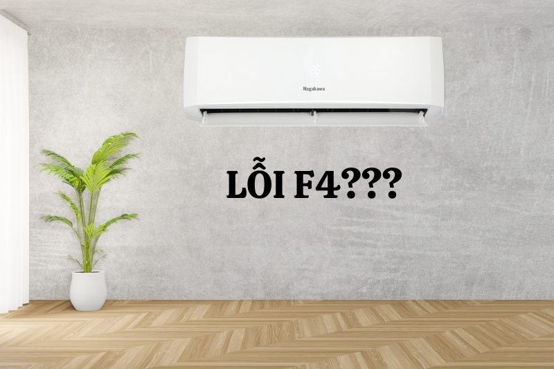 Lỗi F4 điều h&ograve;a Nagakawa 1