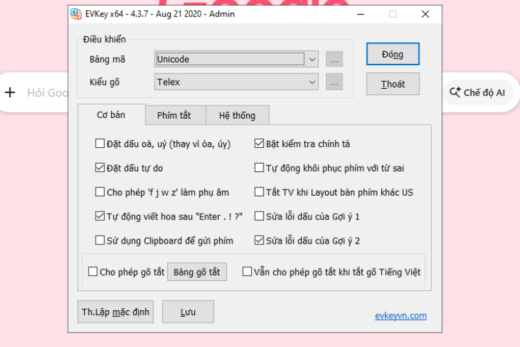 Lỗi gõ tiếng Việt trong Messenger hình 2