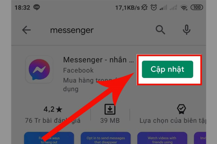 Lỗi gõ tiếng Việt trong Messenger hình 3