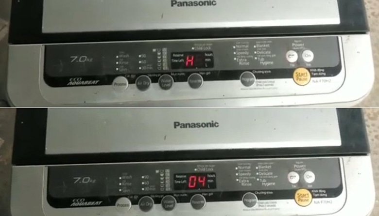 lỗi H04 máy giặt Panasonic - hình 2