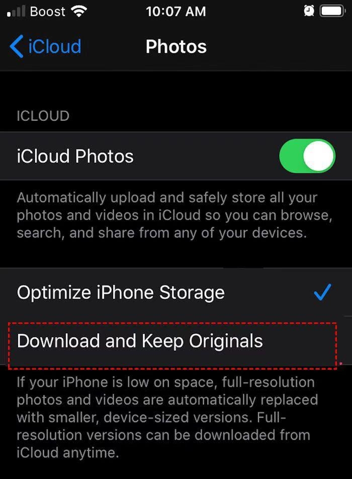 lỗi không thể lưu ảnh vào Cuộn Camera trên iPhone - Hình 8