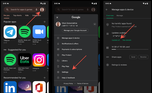 cap nhat ung dung android