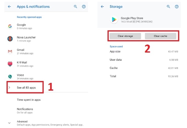 xoa cache va bo nho dem