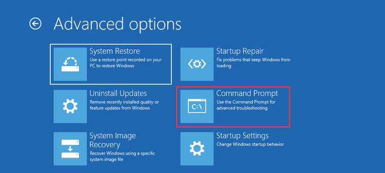 Lỗi màn hình xanh Recovery - ảnh 3