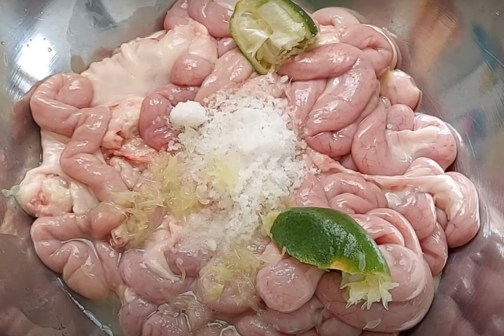 Lòng non trộn mắm chua cay 3