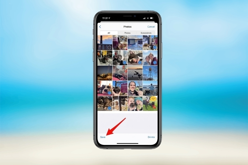 lưu ảnh trong Messages trên iPhone 7