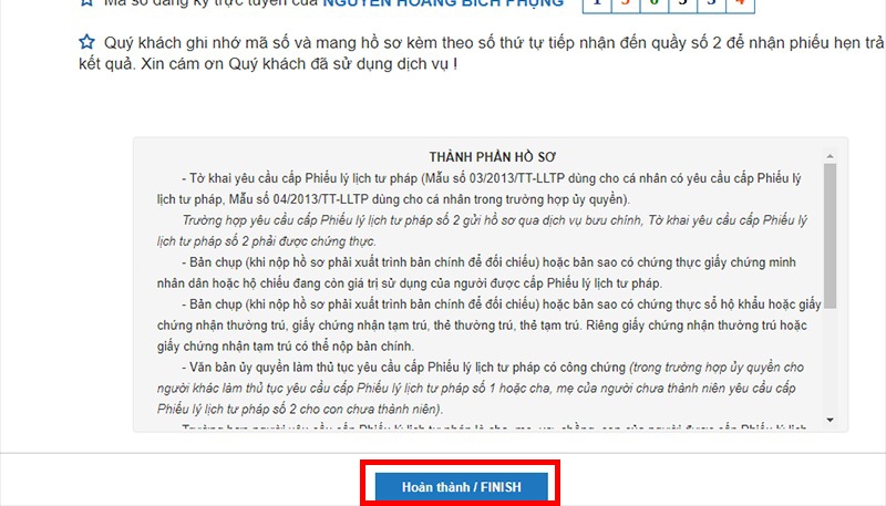 lý lịch tư pháp online TPHCM hình 9