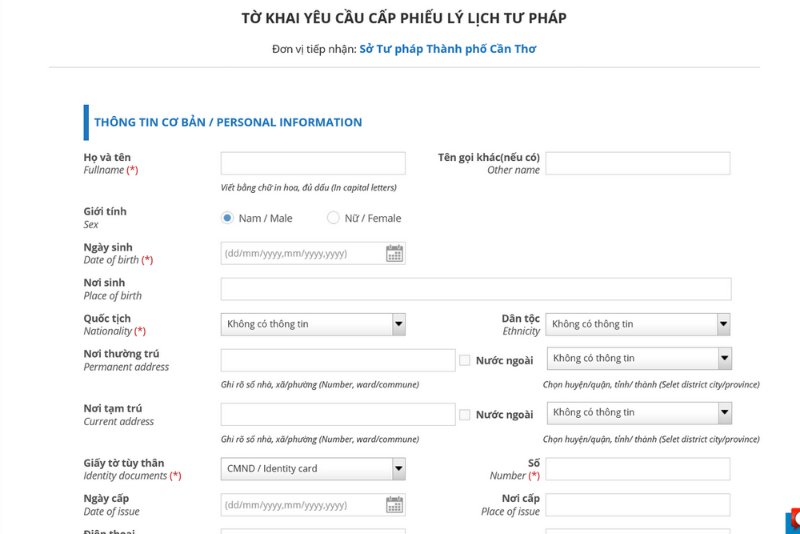Lý lịch tư pháp số 2 là gì 3