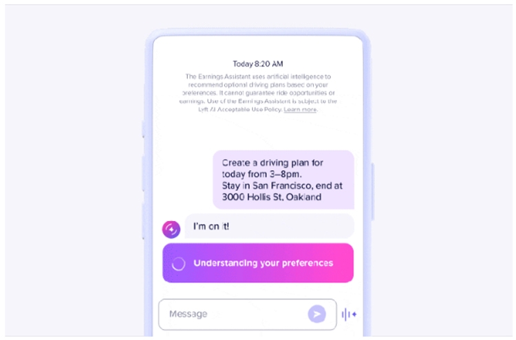 Lyft ra mắt trợ lý AI giúp tài xế tối ưu thu nhập theo thời gian thực
