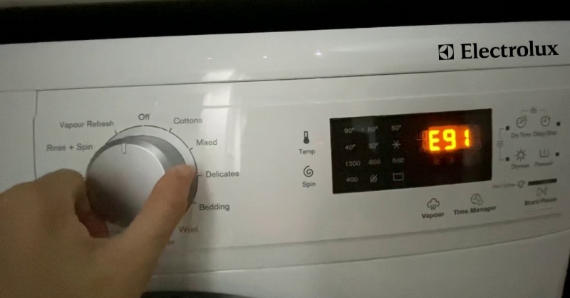 mã lỗi máy giặt Electrolux Inverter hình 1