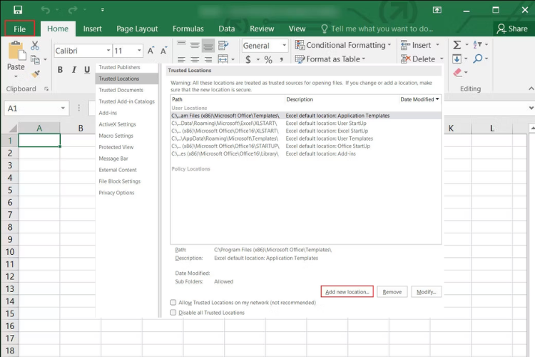 macro trong excel không hoạt động 3