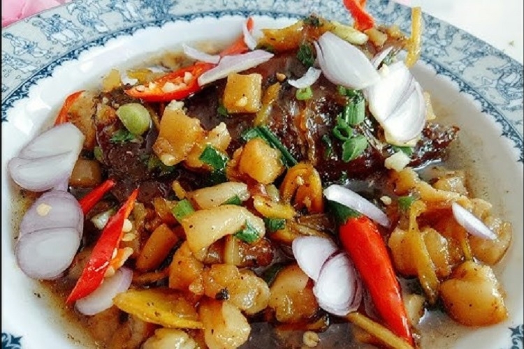 Mắm cá lóc chiên (Hình 5)