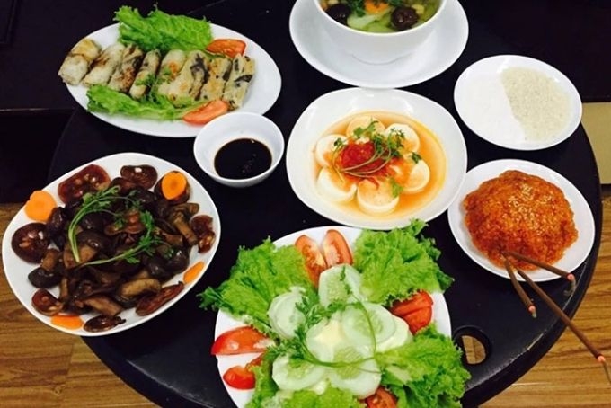 m&acirc;m cỗ chay đẹp 8