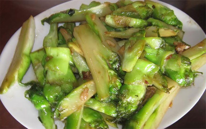 Mầm đá xào tỏi (hình 11)
