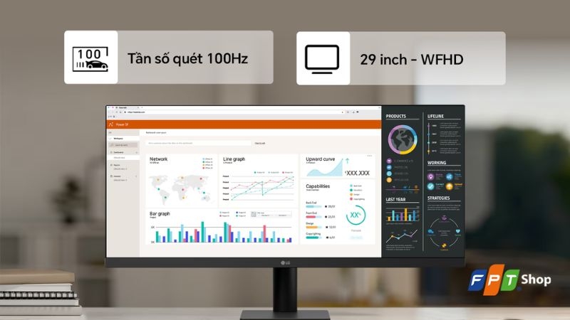 Màn hình LG UltraWide 29U511A-B 29 inch
