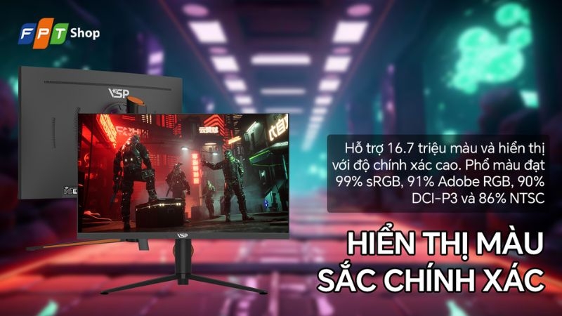 Màn hình cong 27 inch VSP VA2718G