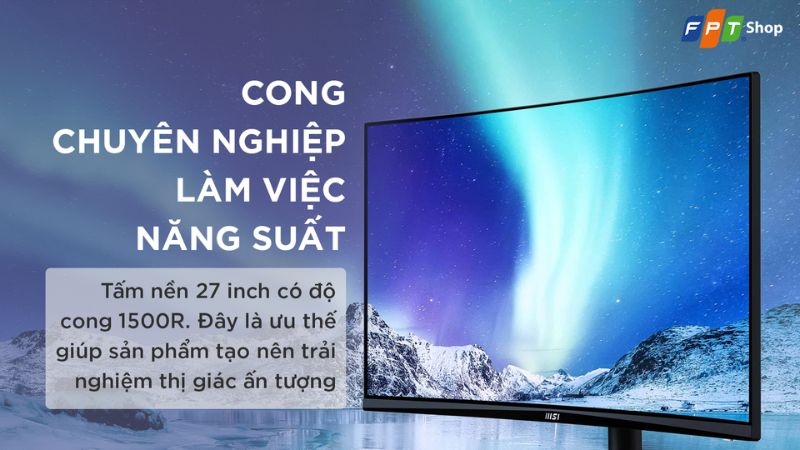 Màn hình cong 27 inch MSI Pro MP272C