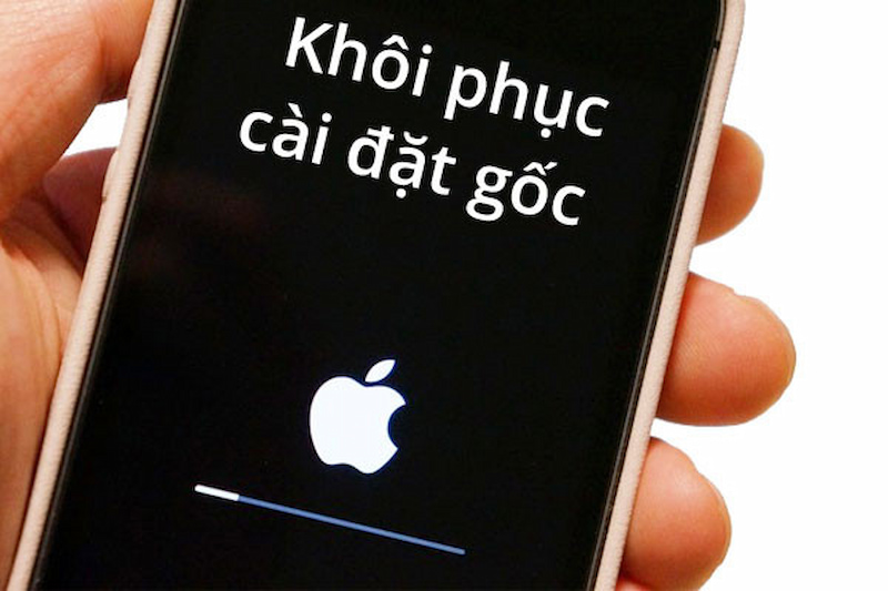 khoi phu cai dat goc iphone