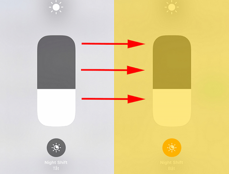 Màn hình iPhone lúc tối lúc sáng 3