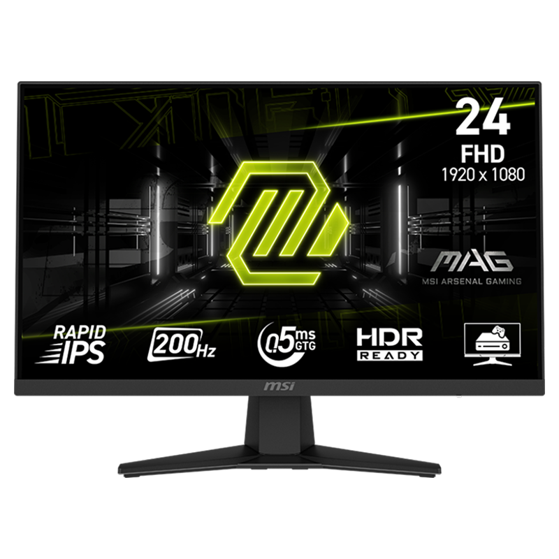 Màn Hình Gaming Msi Mag 244F/23.8Inch Fhd (1920X1080)/Ips 200Hz