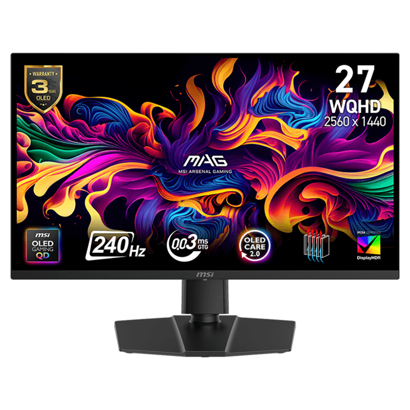 Màn Hình Gaming Msi Mag 273Qp Qd - Oled X24/27Inch Qhd (2560X1440)/Oled 240Hz