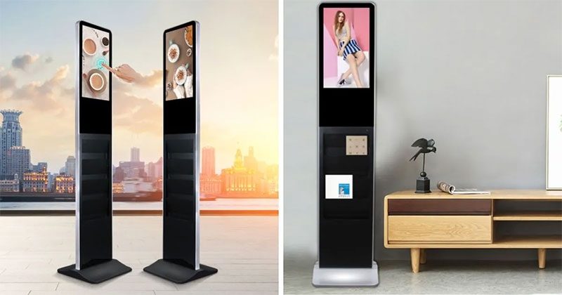 Màn hình quảng cáo chân đứng hình 1