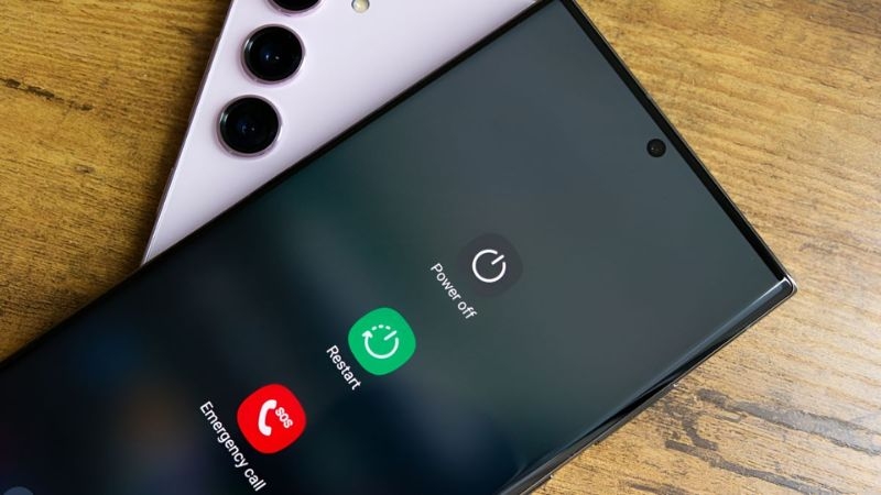 Khởi động lại thiết bị