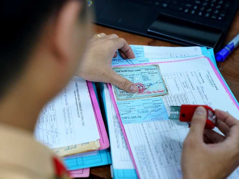 ke khai thong tin lam lai dang ky xe may