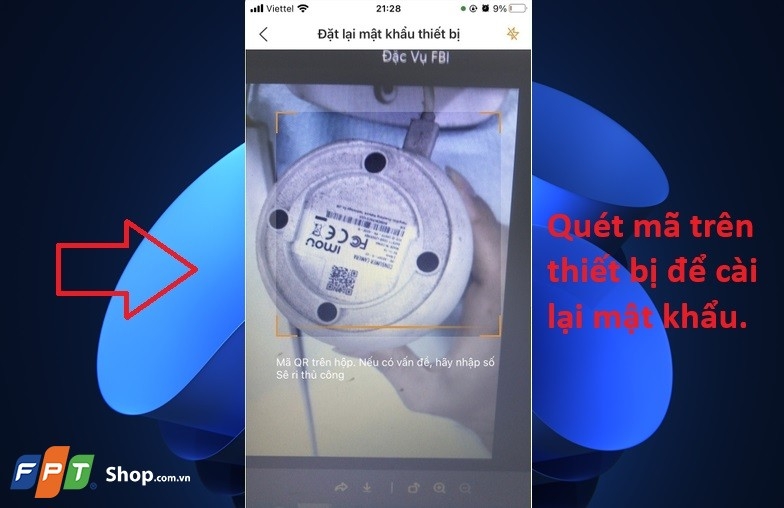 mật khẩu camera imou 5