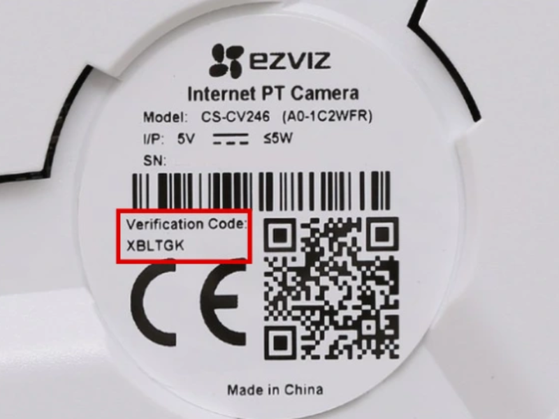 Mật khẩu mặc định của camera Ezviz (ảnh 1)
