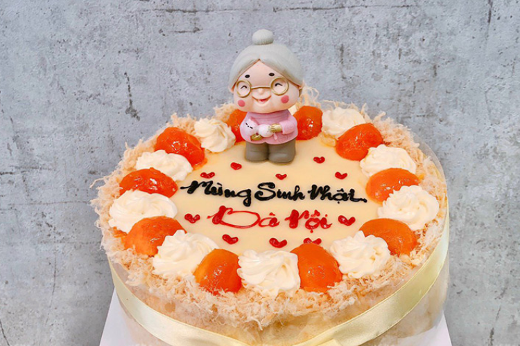 mẫu bánh kem mừng thọ bà 11