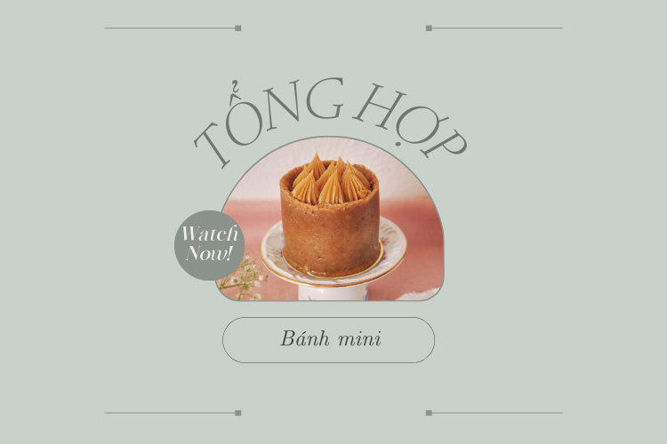 Thỏa sức sáng tạo với các mẫu bánh mini đa dạng phong cách