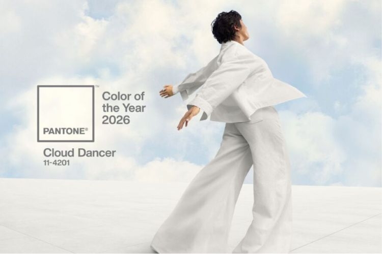 Màu của năm 2026 Cloud Dancer - Sắc trắng tinh khôi mở ra xu hướng sống nhẹ nhàng