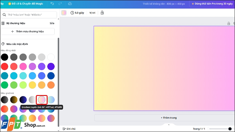 Tạo màu Gradient: Công cụ không thể thiếu cho mọi nhà thiết kế đồ họa