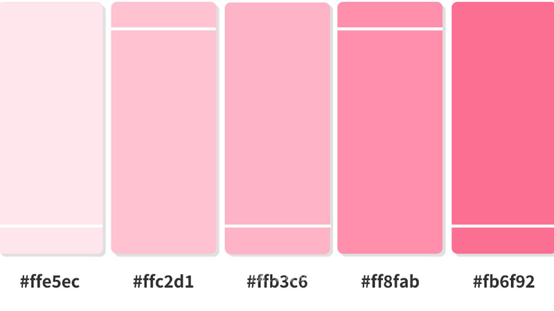 Màu hồng pastel phối với màu gì? (hình 2)