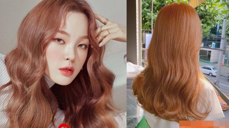 màu nâu cam có phải tẩy tóc không (hình 6)
