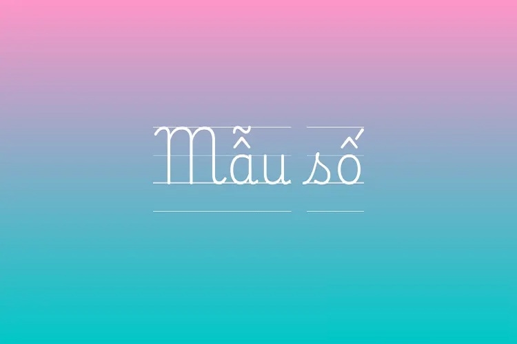 mẫu số là gì 3