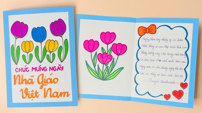10 mẫu thiệp 20 tháng 11 tự vẽ 8