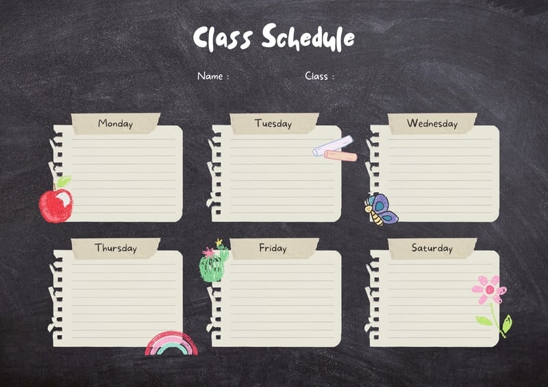 mẫu thời khóa biểu đẹp cấp 2 (hình 7)