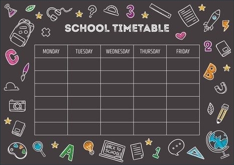 mẫu thời khóa biểu đẹp cấp 2 (hình 8)