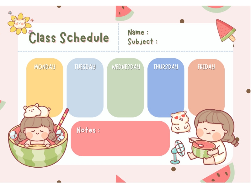 mẫu thời khóa biểu đẹp cấp 2 (hình 9)