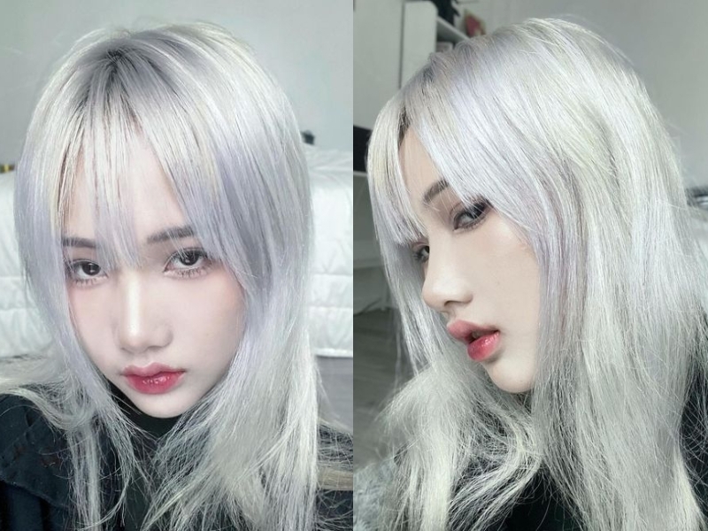 màu tóc tẩy đẹp ảnh 1
