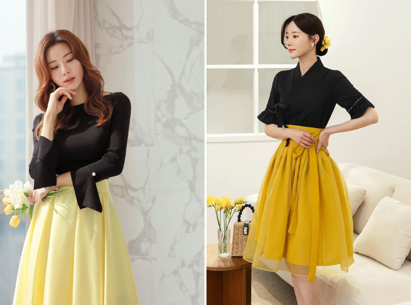 Màu vàng phối với màu gì? (hình 6)