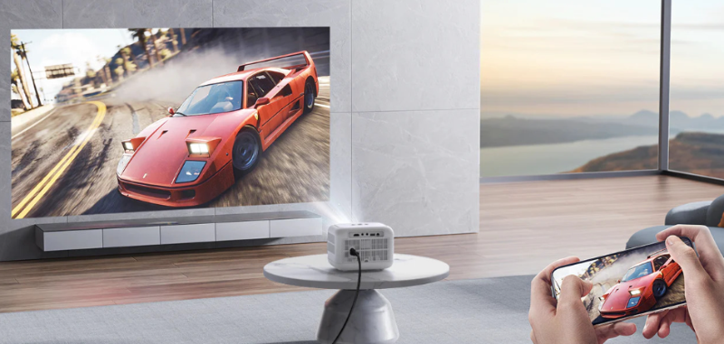 Máy chiếu mini Yaber L1 (Bản Google Assistant) (hình 3)