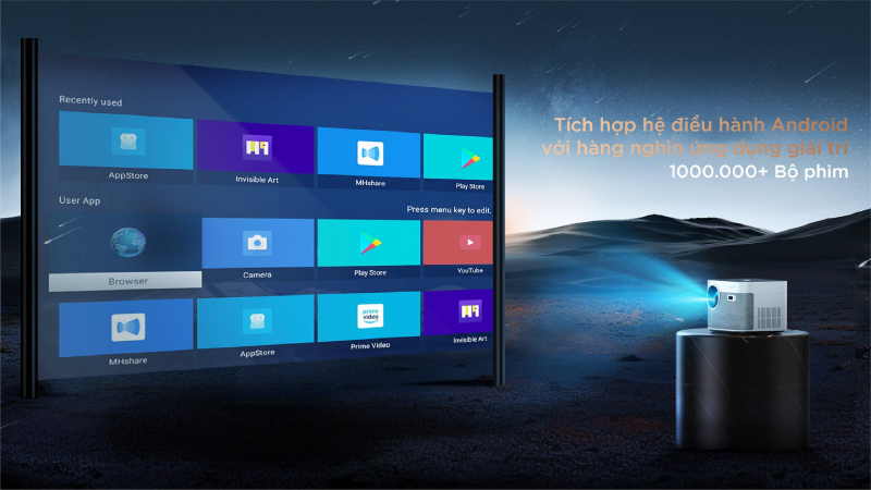 Máy chiếu mini Yaber U11 (hình 6)